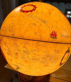 Mappamondo lampada luminoso