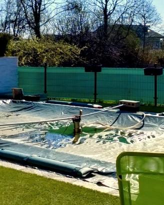 Copertura piscina  8x4 mt