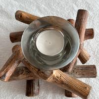 Coppia di portacandele da tavolo