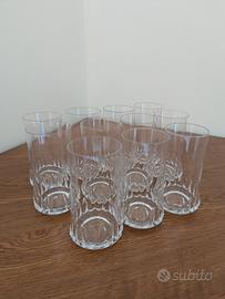 Set di bicchieri in cristallo 