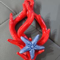 Decorazione da parete stile marino in ceramica