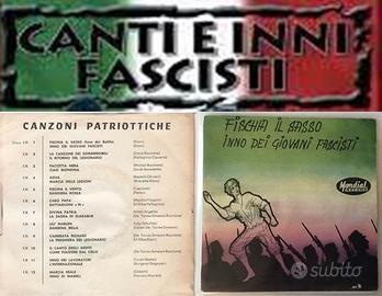 FISCHIA IL SASSO/INNO DEI GIOVANI FASCISTI, 45 gir
