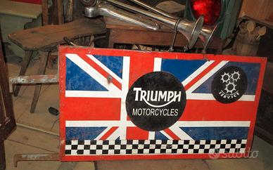 Tabella triumph motorcycles vintage