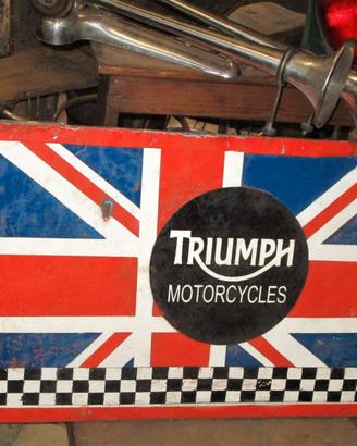 Tabella triumph motorcycles vintage