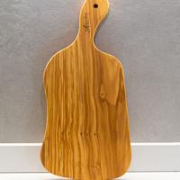 Tagliere Collo d'Oca in Legno di Olivo - M