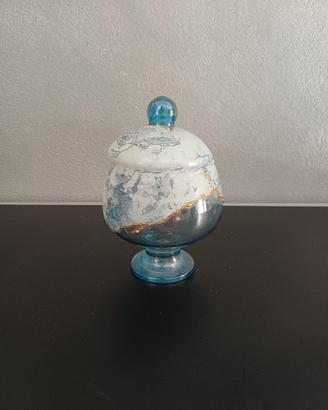 vaso in vetro vintage