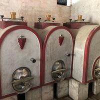 Botti in cemento per vino