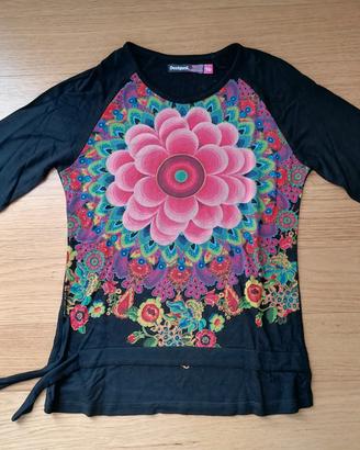 T-shirt ml Desigual 9-10A da bambina