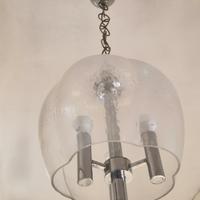 lampadario vetro soffiato anno 70