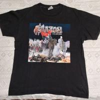 Tour Shirt SAXON vintage originale 1998 Taglia L