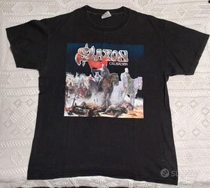 Tour Shirt SAXON vintage originale 1998 Taglia L