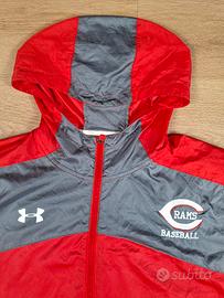 Giacca Under Armour rossa XL antivento sport
