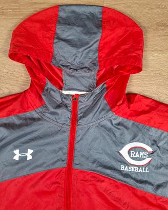 Giacca Under Armour rossa XL antivento sport