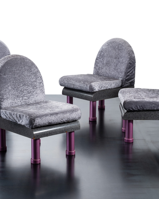 POLTRONCINE ETTORE SOTTSASS 1980 MEMPHIS Coppia