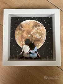 Quadretti artigianali unici con sassi naturali