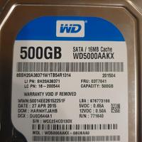 Disco Fisso HDD WD BLUE WD5000AAKX SATA 500GB 16MB