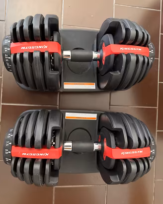 Manubri regolabili Kingsgym + panca Corength Fold