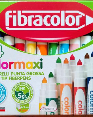 set colori lavabili e stencil/formine
