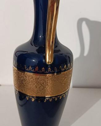 Porcellana Royal Bavaria KPM-Blu Cobalto e Oro