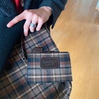 Borsa a tracolla tartan marrone Timberland