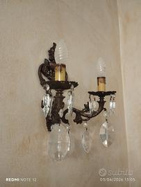 Coppia di applique vintage anni 70