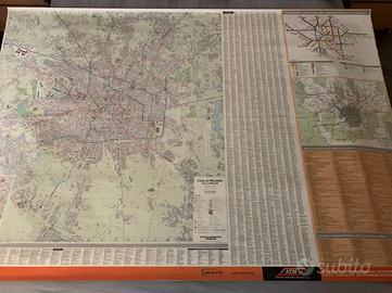 Mappa ATM Milano Originale anni '90