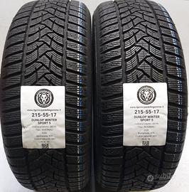 2 GOMME 215 55 17 DUNLOP A58256