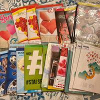 Lotto 140 biglietti auguri