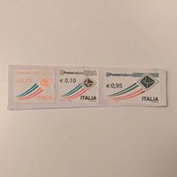 Francobolli Poste Italiane 0,95€ - 0,25€ - 0,10€