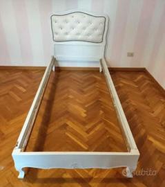 letto singolo shabby