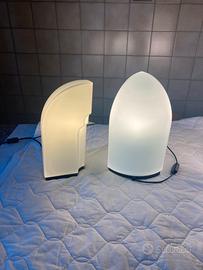 Coppia di lampade Leucos in vetro di Murano