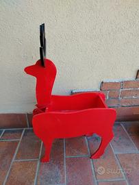 renna vintage in legno