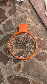 anello basket con retina/basket rim with net