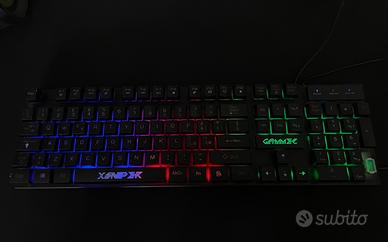 Tastiera Gaming GAMMEC RGB-Funzionante