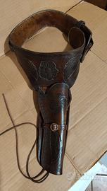 cinturone per revolver vintage