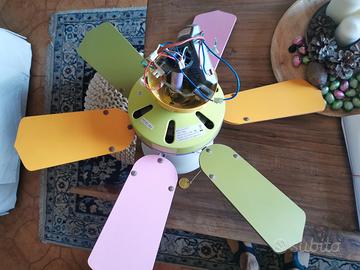 Ventilatore a soffitto da bimba