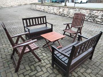 salottino da giardino