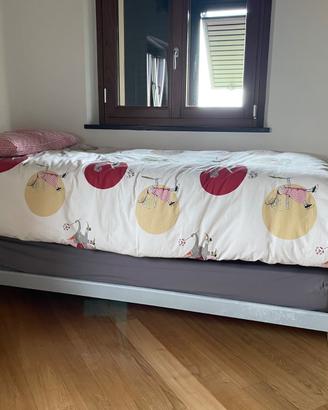 Struttura letti singoli estraibili