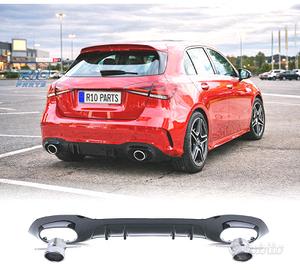 DIFFUSORE MERCEDES CLASSE A W177 18- LOOK A35 AMG 