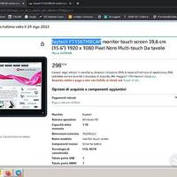 monitor 15,6 touch screen faytech FT156TMBCAP