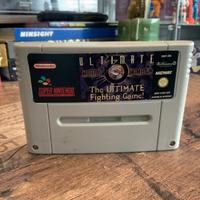 Super Nintendo snes Gioco CARTUCCIA MORTAL KOMBAT