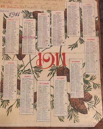 calendario 1911 