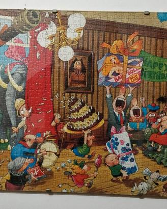 Raro Puzzle Jacovitti Happy Birthday 1000 Pz"