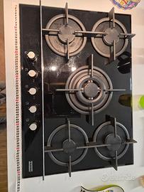 Piano cottura 5 fuochi, vetro ceramica,Franke. 