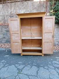 Armadio antico in abete fine '700