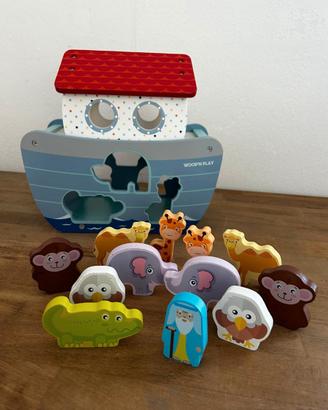 Arca di Noè in Legno Wood'n Play - Gioco Incastri