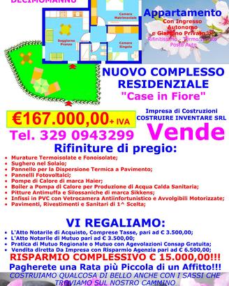 Nuovo Trivano con Ampio Giardino 167.000