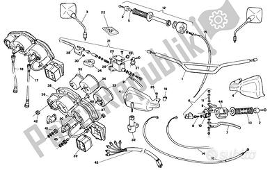 Tubo freno anteriore flessibile Aprilia Pegaso 125