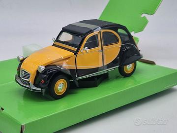 CITROEN 2CV 6 Charleston gialla - Welly - 1/24