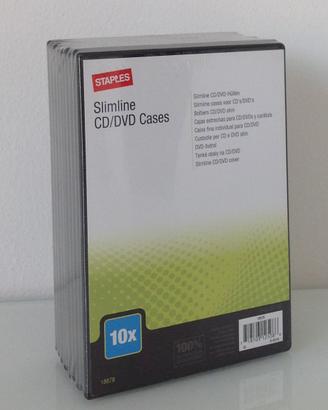 Custodie per CD/ DVD versione Slim